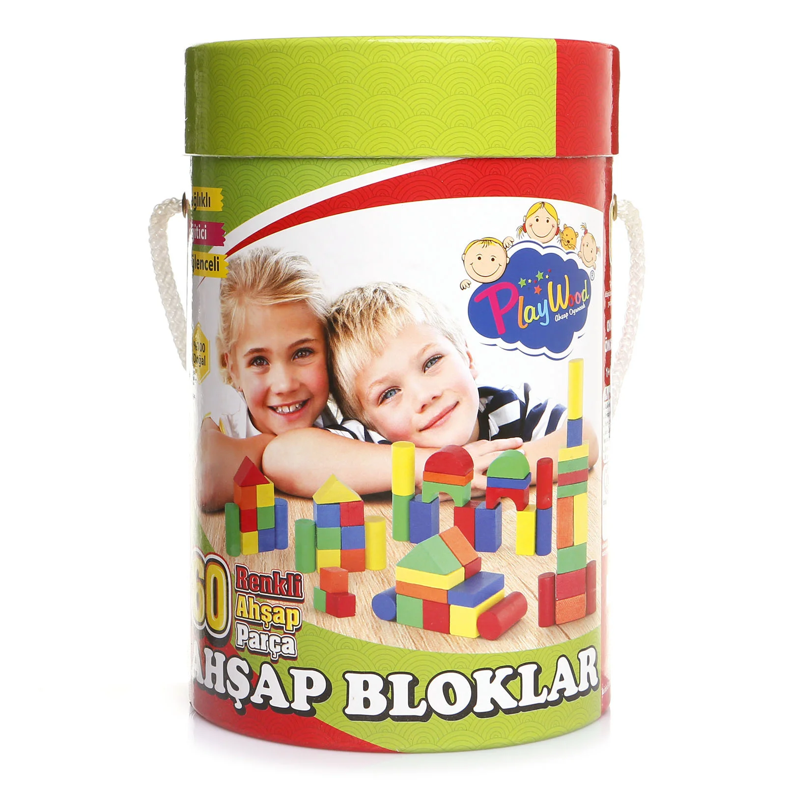 

ebebek Playwood Wooden Blocks 60 Pieces