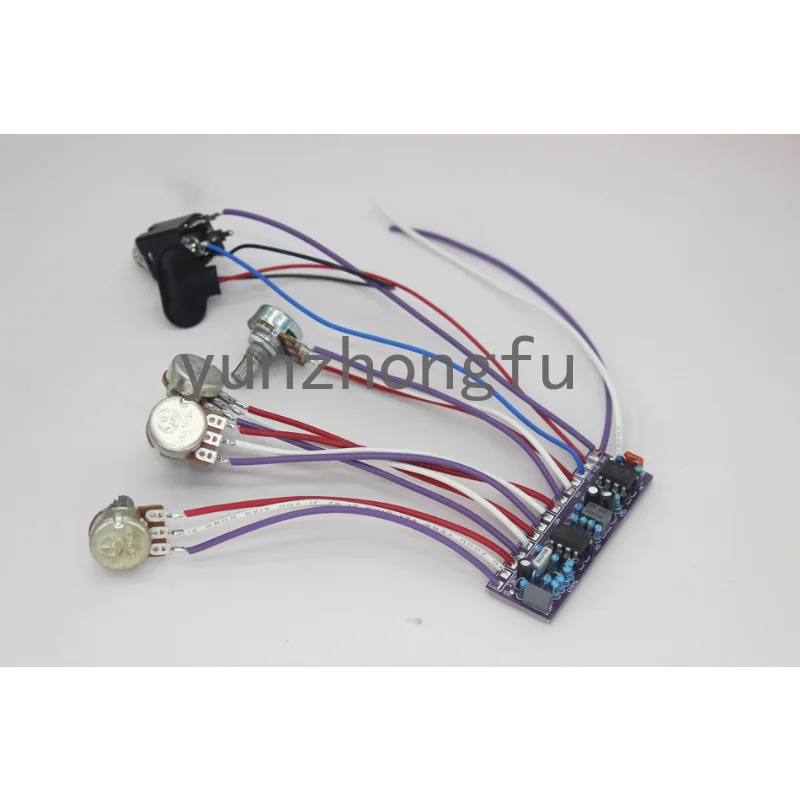 

Bass Bass Bass Guitar Modification and Upgrade Built-in Three-Stage Front-Stage Circuit Analysis Rb400 Preamp EQ