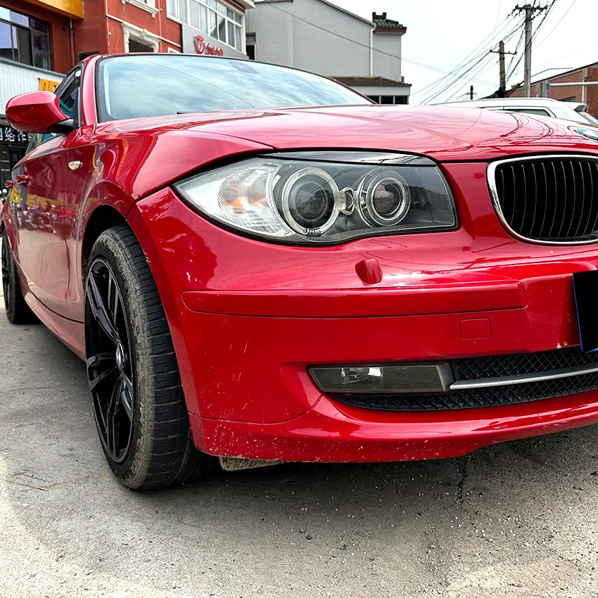 Для BMW 1 серии E81 E82 E87 E88 2008-2013 наклейка на фару и брови модификация внешнего