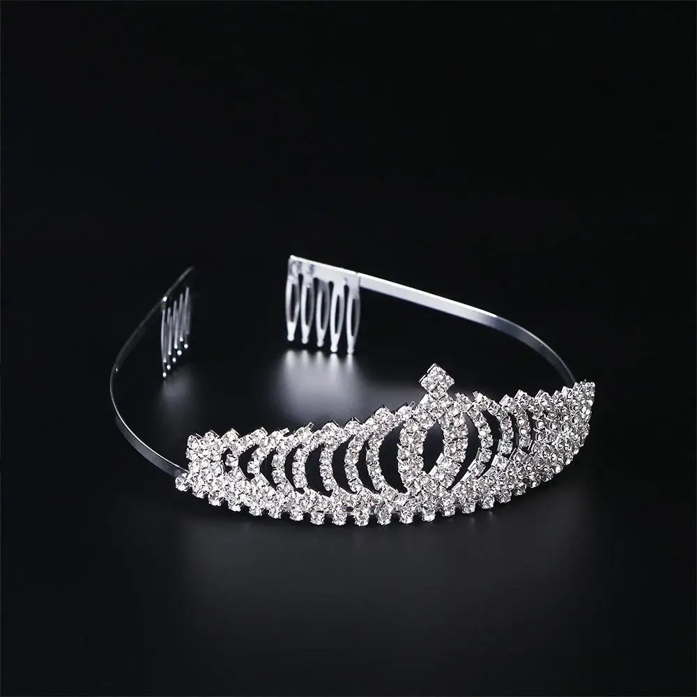 

Girl Hair Accessories Hair Clips Act of Role of Queen Hair Clasp Headwear Headband Hair Hoop Princess Diamond Crown