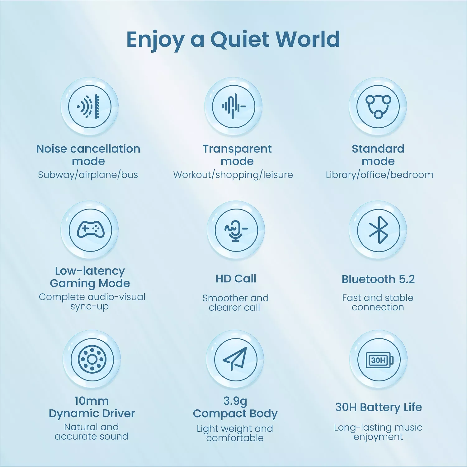 

2023 HAYLOU MoriPods ANC Bluetooth Earphones V5.2 TWS Wireless Headphones Touch Control Earbuds Sport Headset For Phone Android