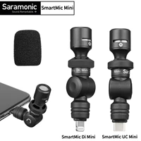 saramonic smartmic diuc mini plugplay professional microphone for ios android device vlog live stream youtube video podcast