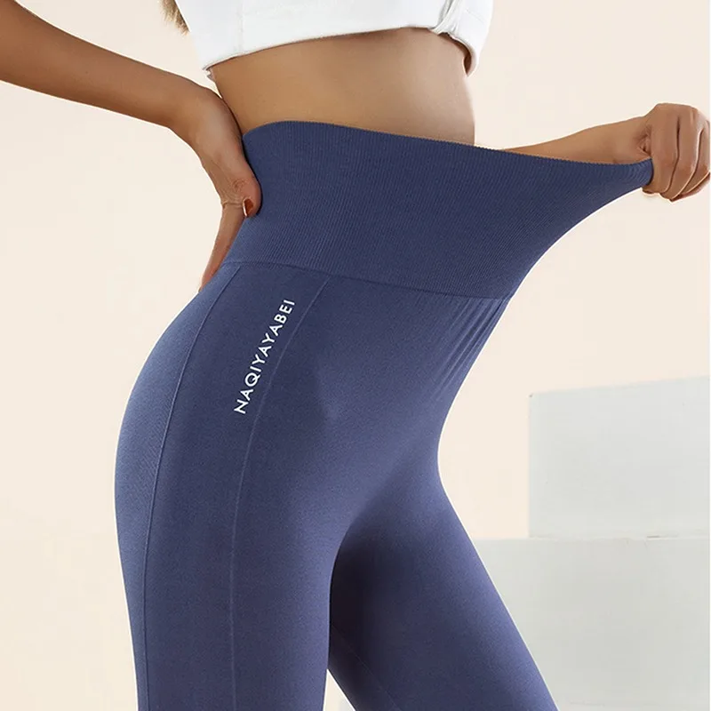 

Sports Pants Fitness Yoga Pants Women Body Sculpting Belly Pants Tight Breathable Quick-drying Sexy High Waist Running Workout
