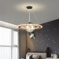 modern luxury ceiling chandelier hardware acrylic golden led bedroom interior lighting restaurant children room pendant lamp