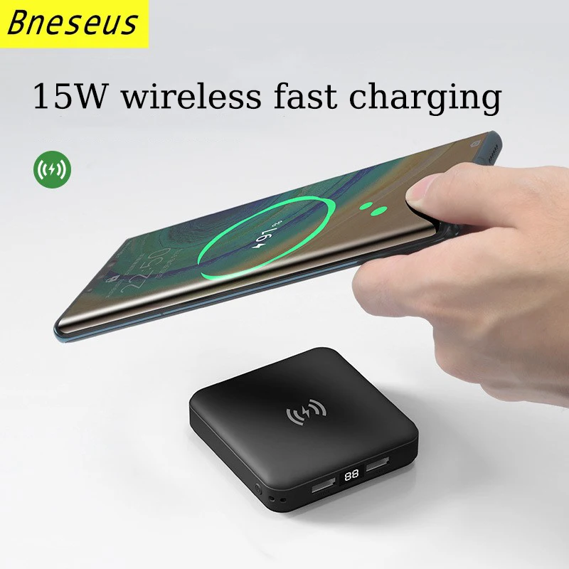 30000mAh Power Bank 22.5W Fast Charging Charger For Apple Huawei Xiaomi Samsung Auxiliary Battery Pack Wireless Powerbank