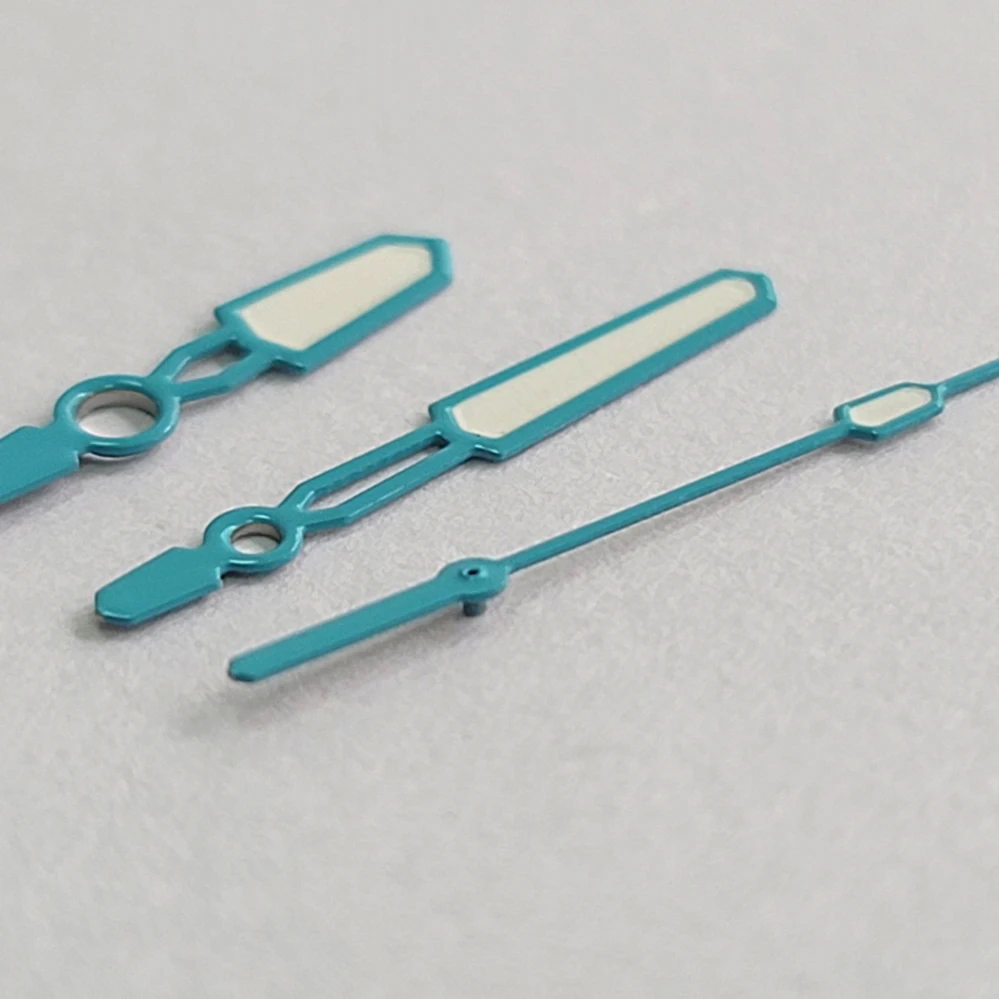 The New Modified Watch Hands Accessory Candy Green Luminescent Watch Hands Fit The Japanese NH35 NH36 4R Movement