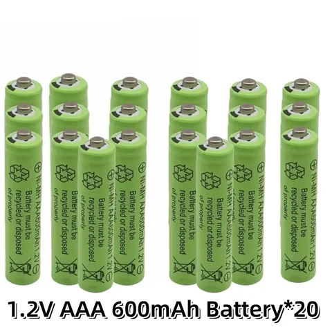 Перезаряжаемые аккумуляторы MKEPA AAA 1,2 В 600 мАч