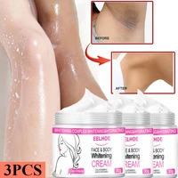 3pcs body whitening cream underarm armpit knee dark skin whitening bleaching cream moisturizing brighten body lotion skin care