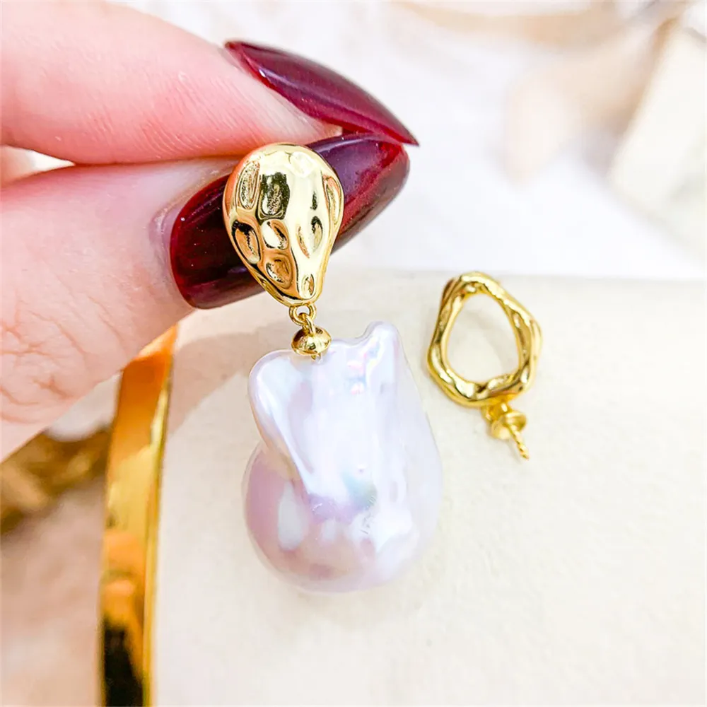 

Жемчужные серьги «сделай сам», аксессуары из стерлингового серебра 925 пробы, ювелирные изделия, серьги в стиле АВ, женский пустой держатель, подходит для бусин 10-15 мм