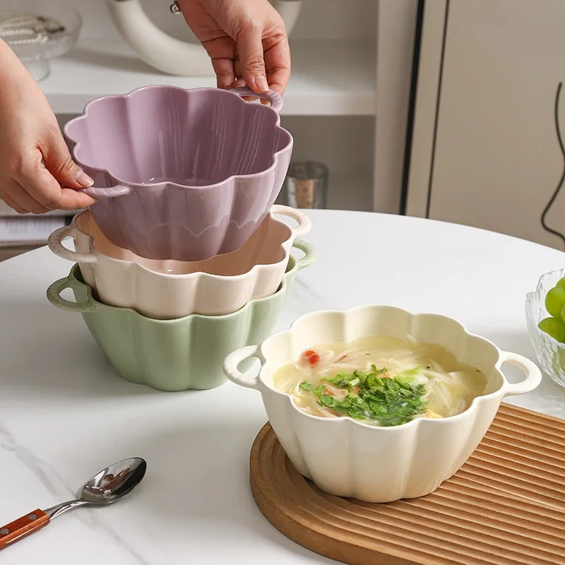 

Керамическая посуда для употребления, Бытовая Посуда для кухни, посуда, миска для риса, Обеденный набор, фарфоровые миски для еды, рамен, лапша, стол