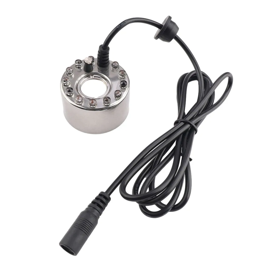 

Humidifier Fog Maker 1 Pc 350ml/h Atomizer 12led Lights For Fountains Landscape Fog Rockery Sprayer Self-protection