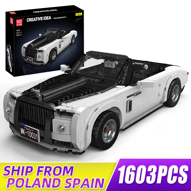 MOULD KING 10031 Креативная идея Игрушка Супер спортивный автомобиль строительные