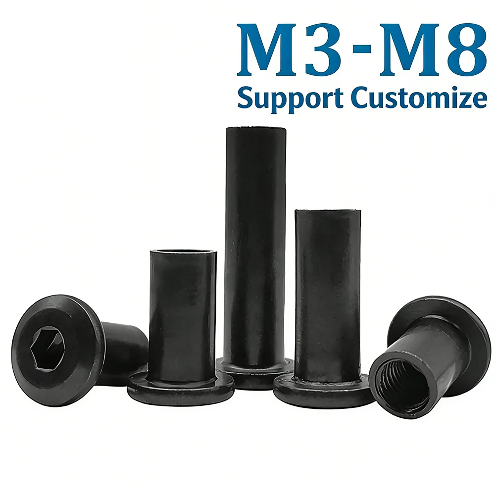 

Черные шестигранные заклепки M3-M8 из углеродистой стали