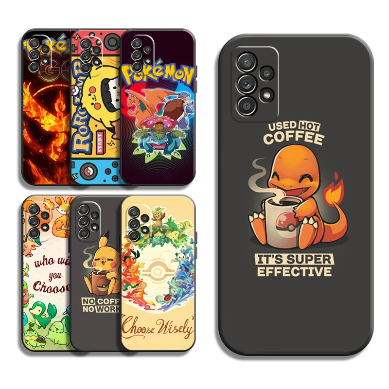 

Pokemon Cute Anime Phone Cases For Samsung Galaxy A51 4G A51 5G A71 4G A71 5G A52 4G A52 5G A72 4G A72 5G Cases Funda Coque