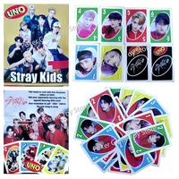 board game uno stray kids table card game family gathering poker toy for girls boys photo album fans fan card birthday gift