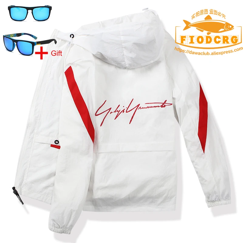 

Send sunglasses fishing sun protection clothing men's mountaineering jacket summer loose casual handsome breathable riding skin