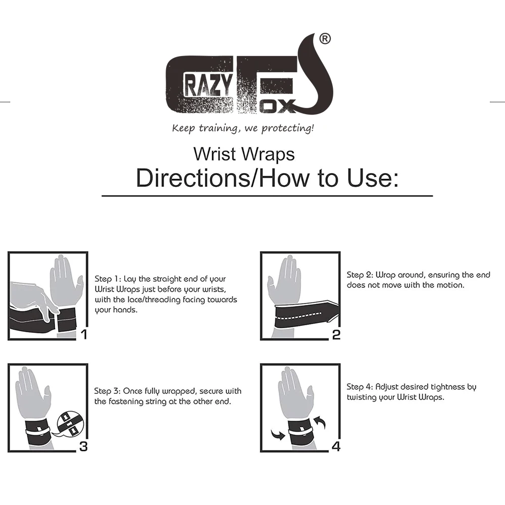 Универсальные хлопковые повязки для поддержки запястья бега тренировок по