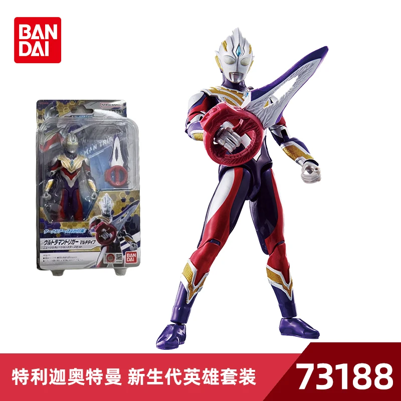 Фото Оригинальные ультра-фигурки Bandai Ultraman Arcle Blazar Tiga Zero Zett Trigger, позитивная модель, игрушки, коллекционные предметы для детей, подарок №3