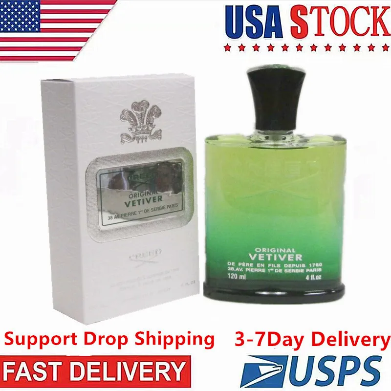 

Top Quality New Creed Original Vetiver Fragrance 120ml Long Lasting Eau De Toilette 3-7 Business Days Fast Shipping From USA