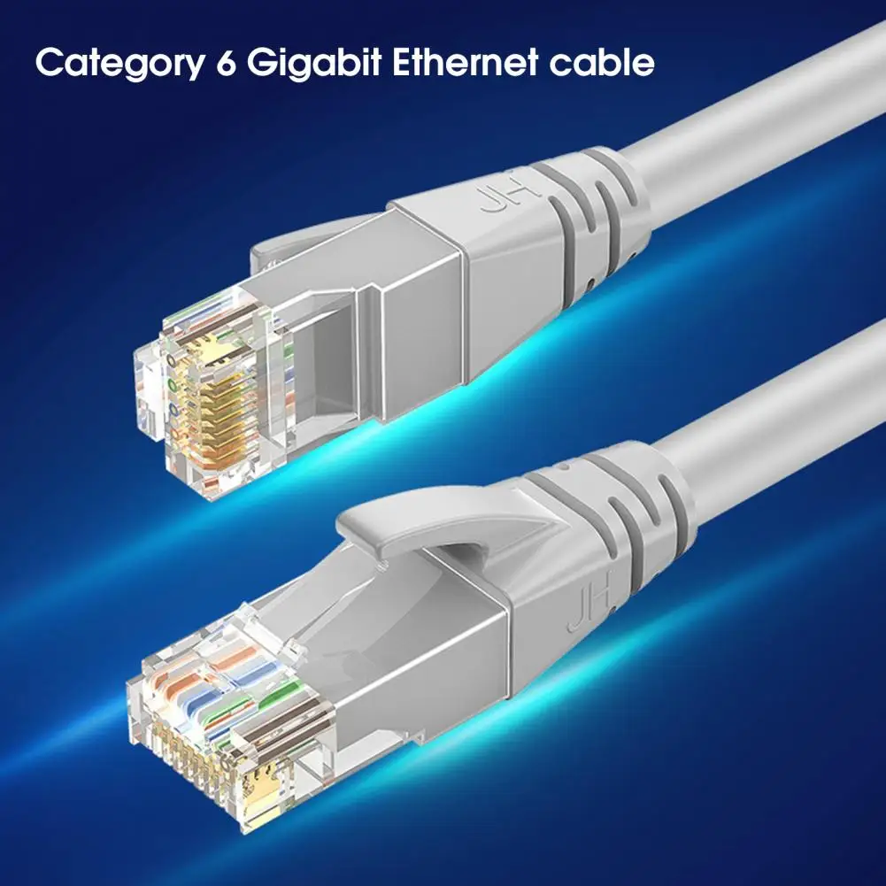 

CAT6 Ethernet Cable Flame Retardant High Speed 1000Mbps RJ45 LAN Network Cable Patch Cord for Router