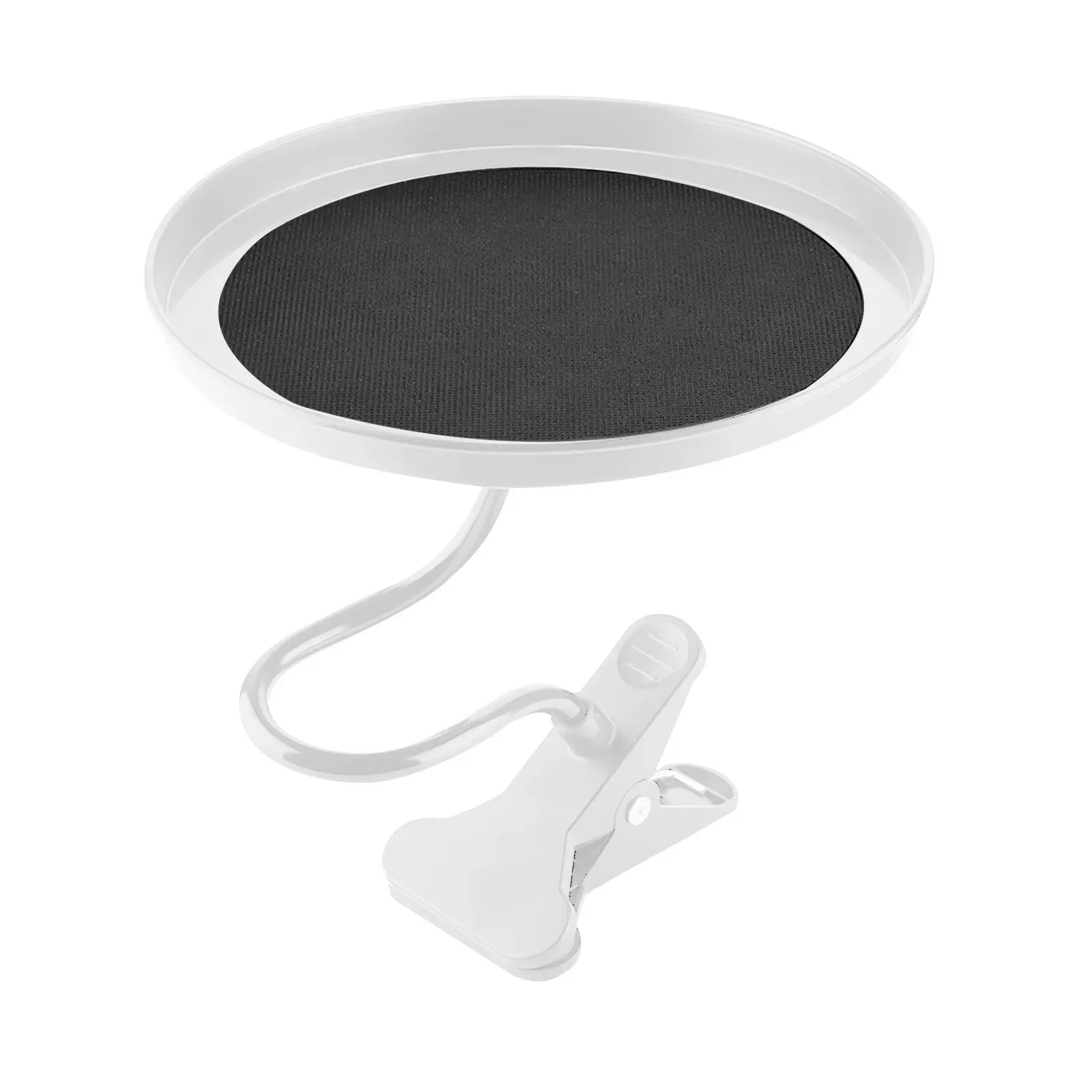 

Small Teal Table TrayDrink Car Non-SlipBlack Tray/Desk Food Tray AdjustableSnack 360º Home Decor