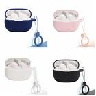 Чехол для наушников JBL Wave 200TWS, милый однотонный нескользящий Силиконовый чехол для jbl w200