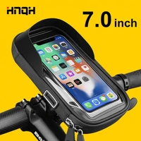 mountain bike phone holder waterproof case bike phone bag for iphone xs 11 samsung s8 s9 mobile stand support bike accessories