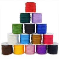 17 colors 55m nylon cord thread chinese knot macrame cord bracelet braided string diy tassels beading shamballa string thread