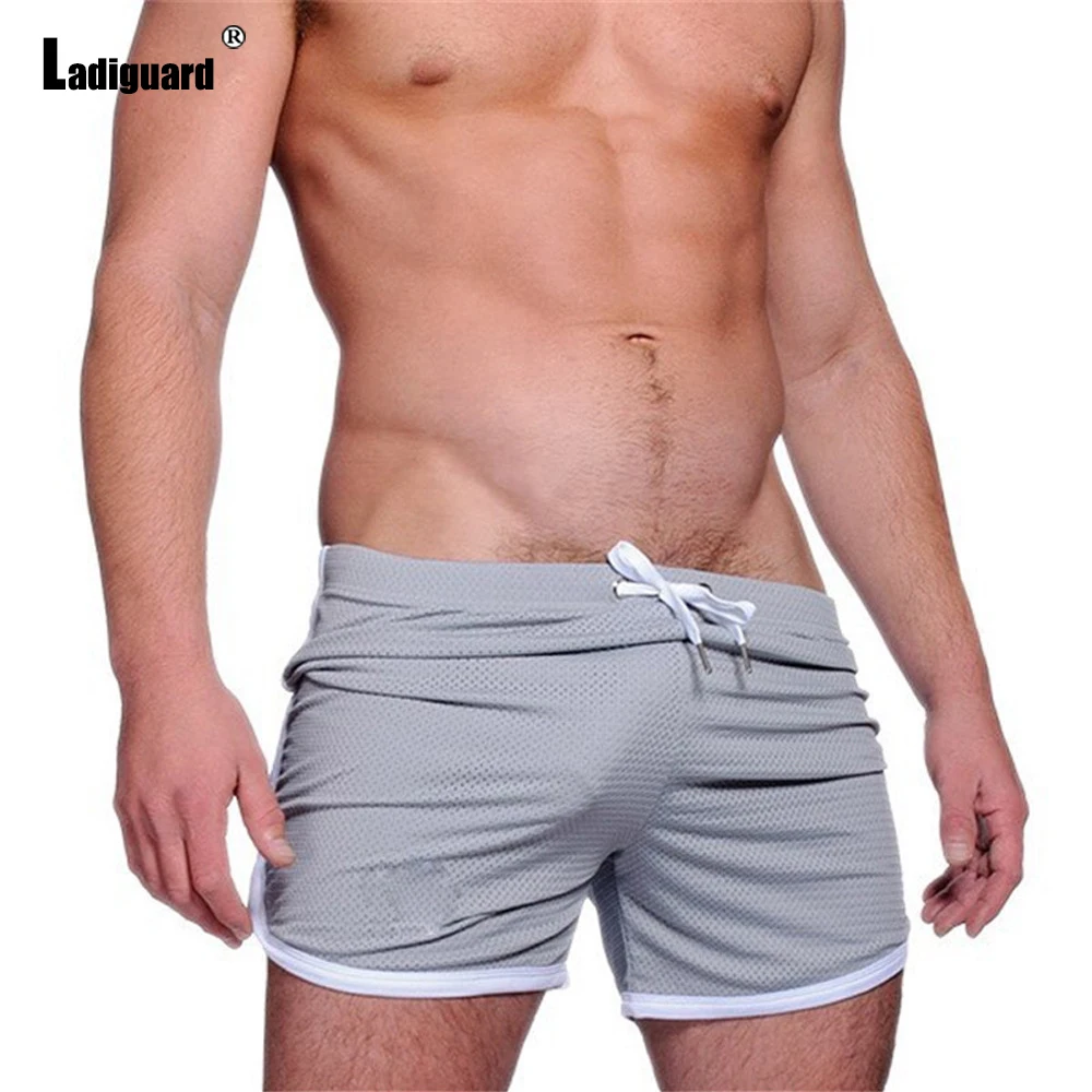 Ladiguard Plus Size Men Fashion Leisure Shorts Sexy Mens Clothing 2022 Summer New Drawstring Shorts Male Casual Beach Short Pant