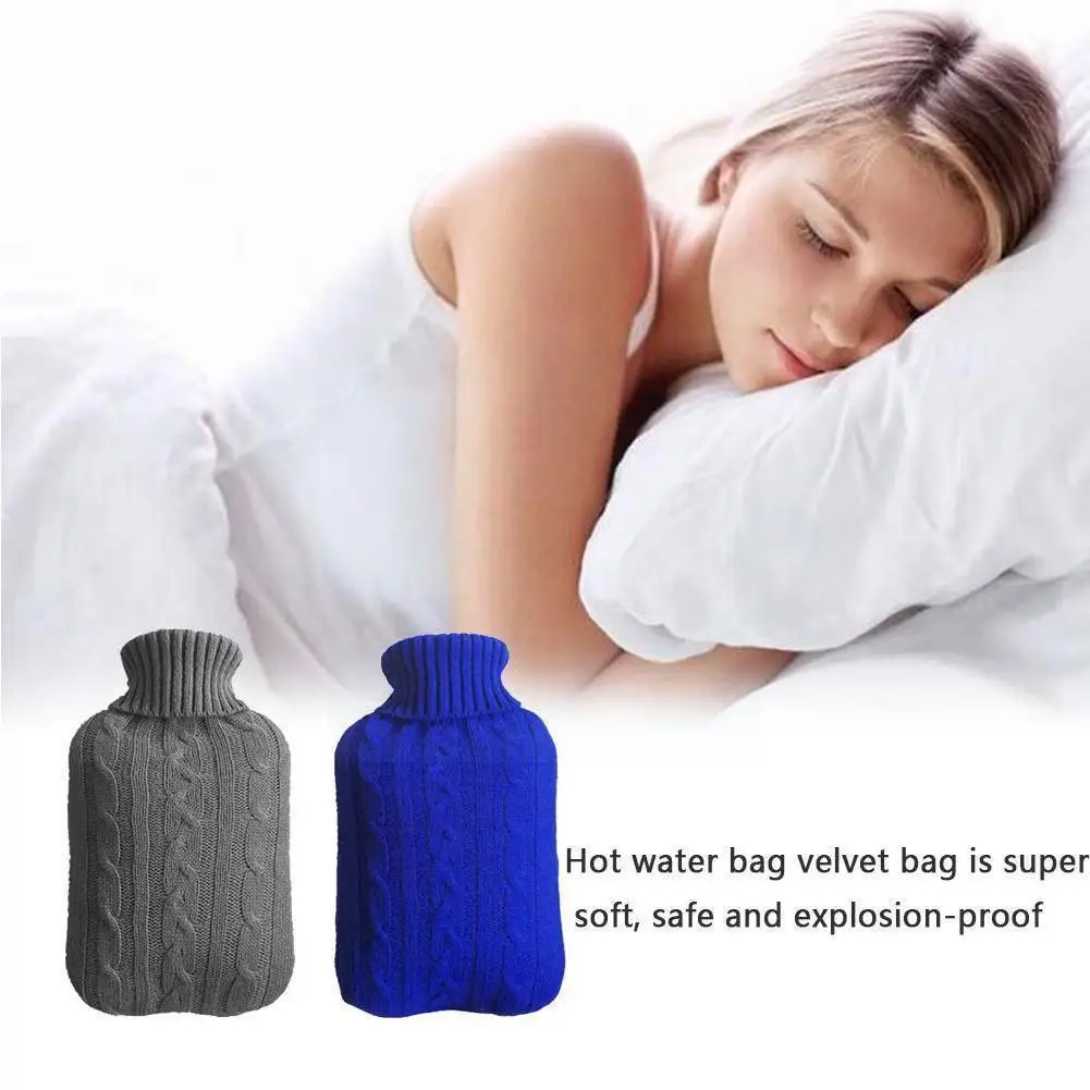 

Gebreide Tas! 2l Knitted Wrap Hoge Kwaliteit Warmwaterkruik Gebreide (waterloze Tas Tas!) C4v7