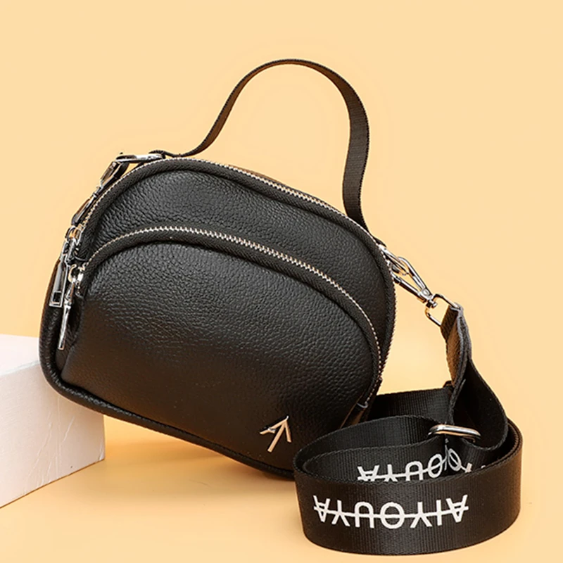 

Повседневная модная женская сумка из воловьей кожи, маленький мессенджер на плечо, сумочки через плечо из натуральной кожи