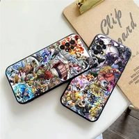 one piece anime phone case for samsung galaxy a32 4g 5g a51 4g 5g a71 4g 5g a72 4g 5g soft black funda silicone cover coque
