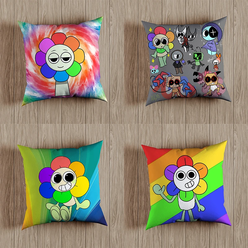 Чехол на подушку Dandy's World 45x45 см мультяшная игра экшн-фигурка квадратная