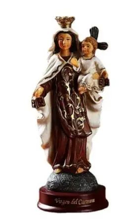 

European Virgin Mary Catholic religious ornaments 13.5cm resin crafts cross border Halloween decorations resin crafts Walking