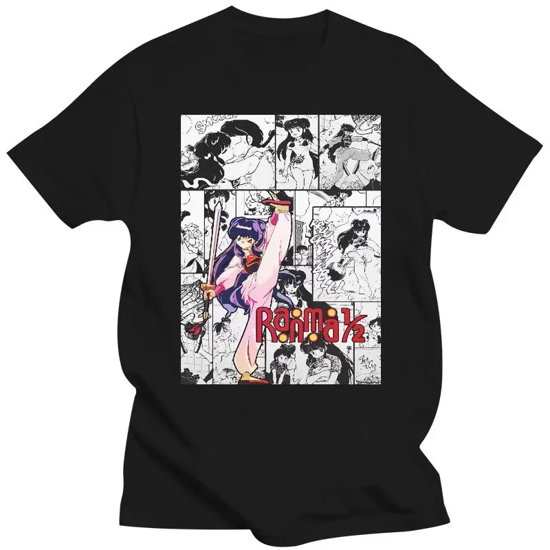 

2022 Ranma 1 2 Shampoo Rumiko Takahashi Manga Striscia Anime Tshirt T Shirt Maglietta