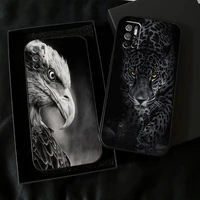 lion eagle dog tiger cat wolf for xiaomi poco x3 pro nfc poco m3 m3 pro 5g x3 f3 gt phone case back soft coque liquid silicon