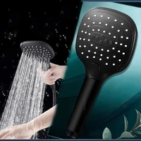 large panel handheld shower head high pressure upgrade shower head 3 modes water saving nozzle rainfall bathroom accessories