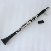 professional clarinets high quality clarinet wood a tone 17 keys silver plated ebony clarinet