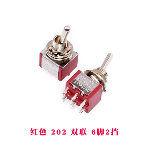 Мини-флэш-Фиксация автоматический переключатель/303/402/403 SPDT DPDT MTS302 ON-OFF-ON 120VAC 125VAC 5A 250VAC 2A