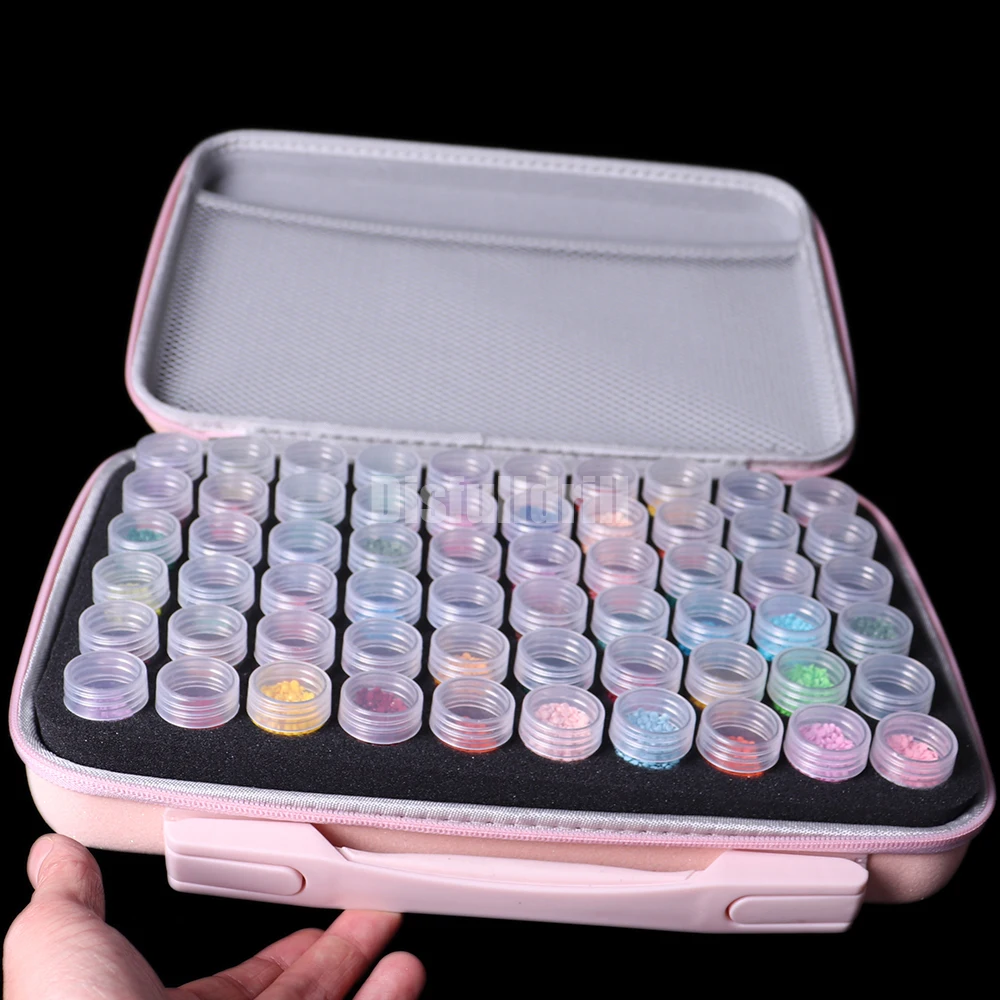 

Новинка 2022, 60/120 бутылок для алмазной живописи, аксессуары, контейнер для хранения, сумка-бабочка, чемодан, зеленая воронка