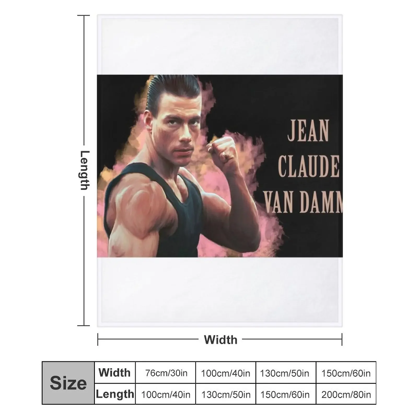 Jean Claude van damme Плед Мягкие кровати Плюшевые мягкие плед Одеяла