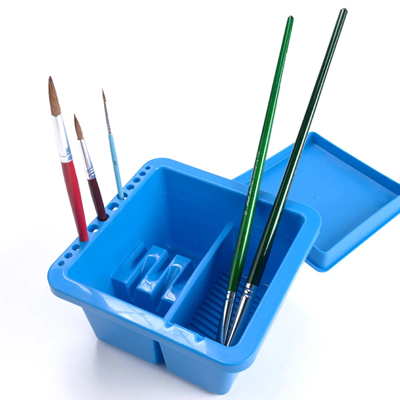 

Art 12 Hole Multi-Function Plastic Brush Washer, Cleaner And Holder With Palette