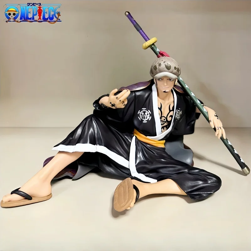 Фигурка правообразной фигурки трафальгара 13 см аниме сидящее кимоно поп