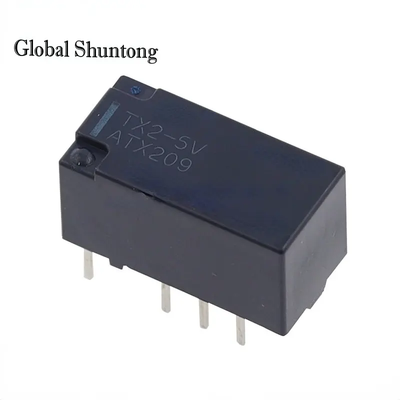 10 шт., реле связи TX2-5V ATX204 203 209, 8 контактов, 2 А