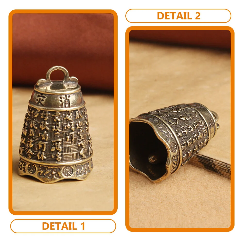 Bell Key Ring Pendants Brass Bells Exquisite Crafts Garden Door Home Decor Bulk