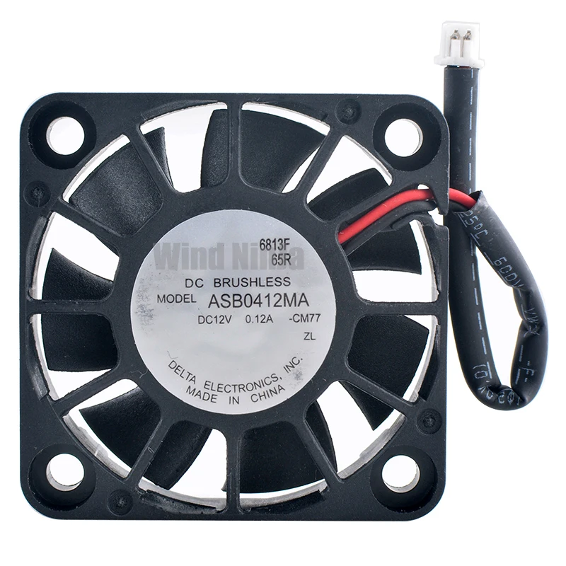 Фото ASB0412MA Осевой вентилятор 4 см х 40 мм 40x40x10 мм DC12V 0,12A 2-контактный охлаждающий вентилятор для импульсного источника питания Компьютерная аппаратная фурнитура Аксессуары №3