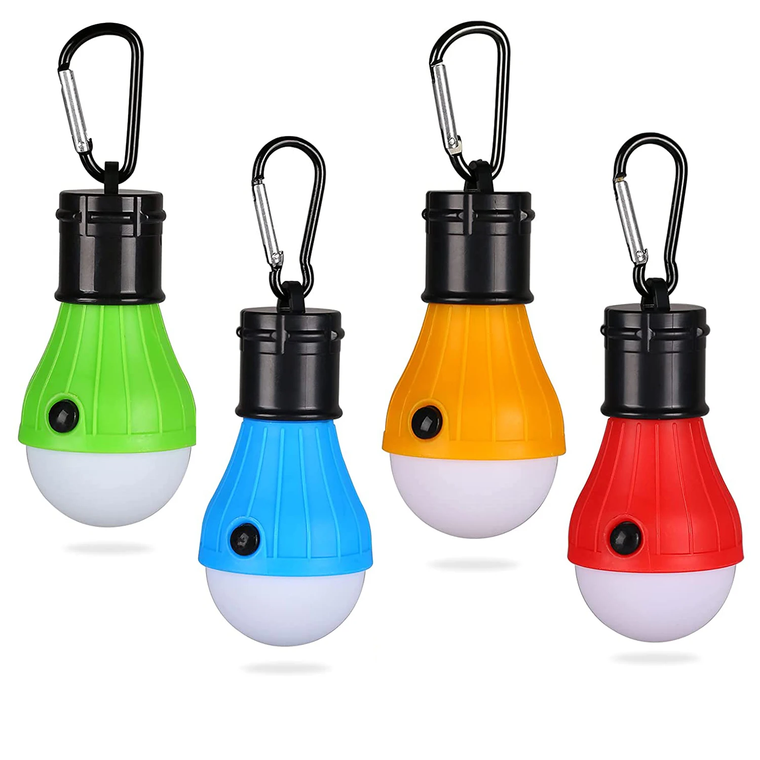 

4 Colors Lightweight Outdoor Mini Camping Lamp Environmental Ball Light Bulb Tent Accessories 3 Leds Hanging Hiking Lights