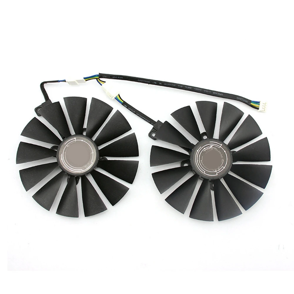 Внешний диаметр 95 мм для ASUS Radeon RX 470 570 4G ROG STRIX GAMING OC Охлаждающие вентиляторы