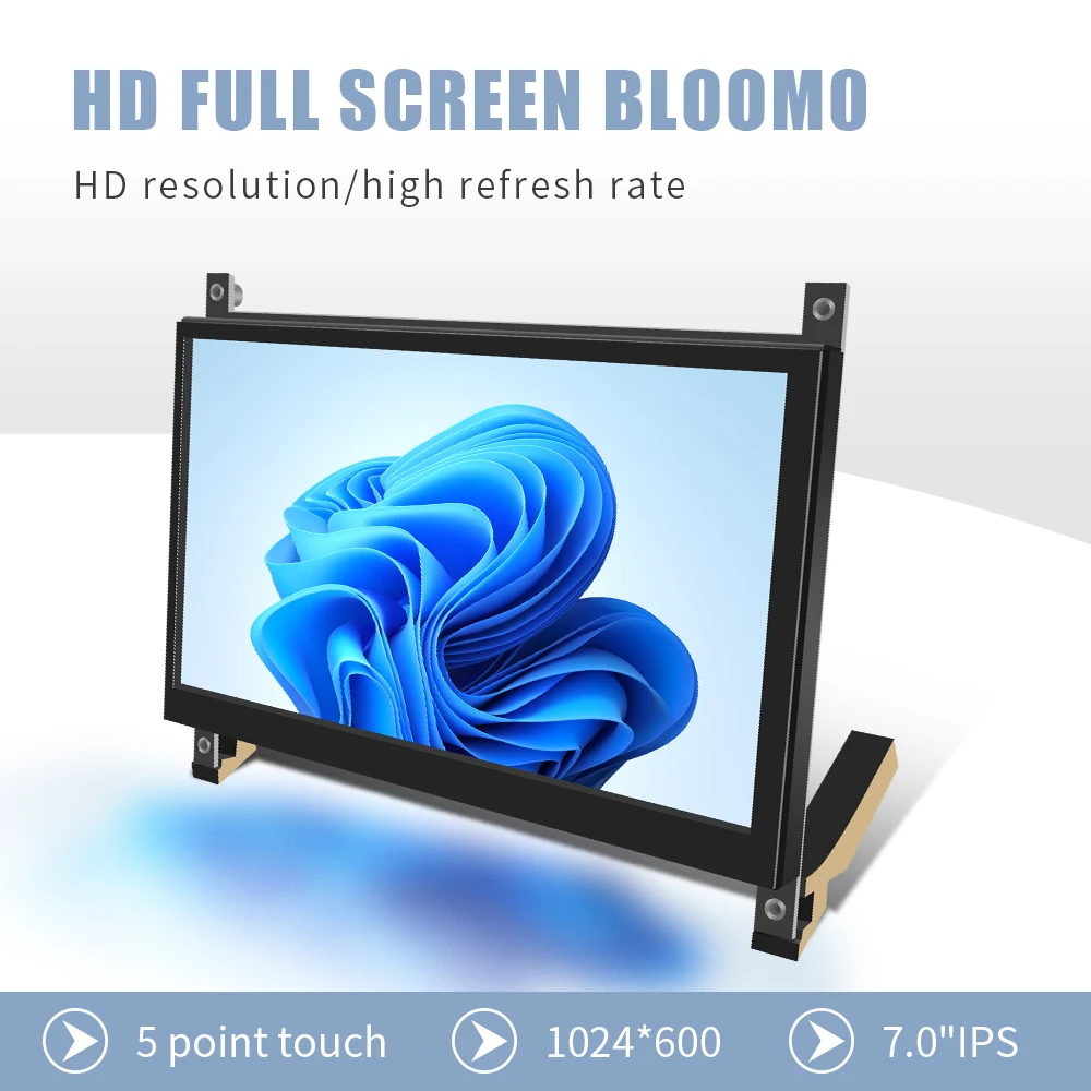 7008 7-дюймовый IPS сенсорный экран монитор панель hdmi raspberry ЖК емкостный дисплей HDMI