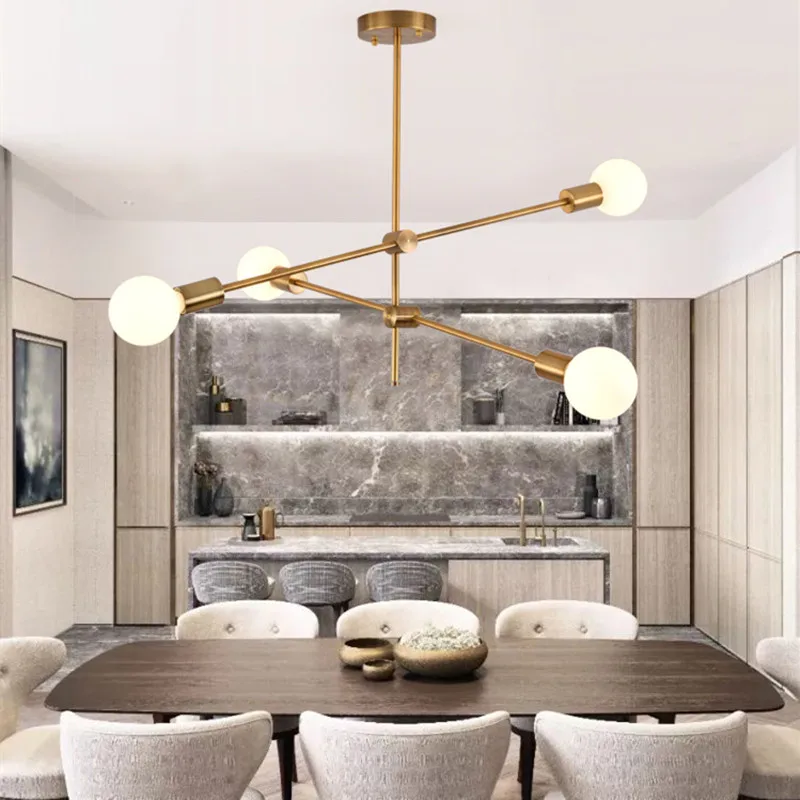 

Кухонный подвесной светильник, магазин, Золотая лампа, потолочный светильник для столовой, люстра для спальни, светильник, домашние лампы, б...